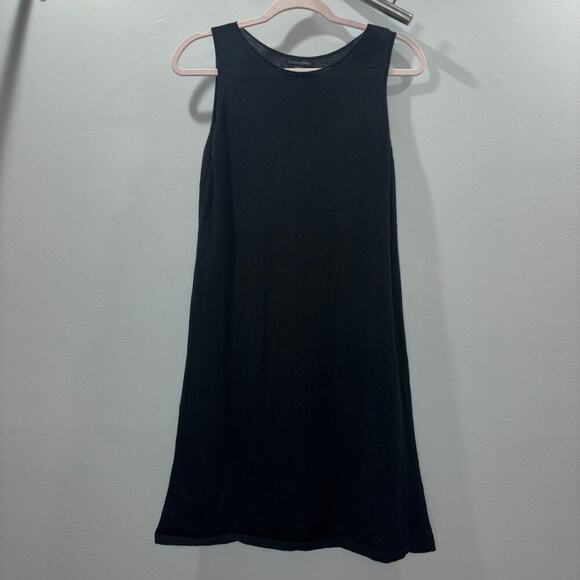 Eileen Fisher 100% Wool Sleeveless Knit Dress - Size XS - Picture 3 of 10